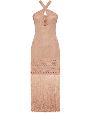 SIMONA CORSELLINI Dress Knitted - Natural