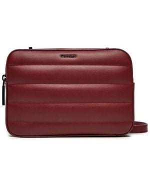 Calvin Klein Line Quilt Bedroom Bag - Red
