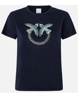 Pinko T-Shirt Frau Quentin 100535 A2G7 G1A - Blau