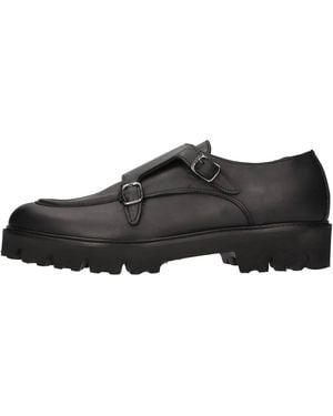 LUCA CARACCIOLO Flat Shoes - Black