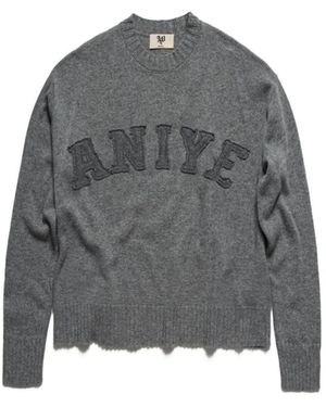 Aniye By Sweater Logo Tati - Gray