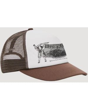 Rassvet (PACCBET) Willkommen Trucker Cap Gewebt - Braun