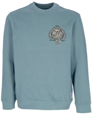 Element The Eye Crewneck Lightweight Crewneck Sweatshirt - Blue