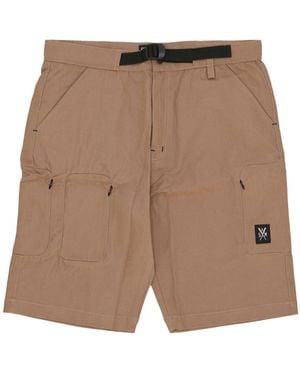 5TATE OF MIND Hidden Cargo Shorts Pantalon Court Pour Homme Marron - Neutre