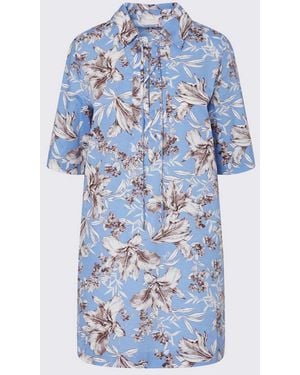 Liu Jo Short Dress With Print - Blue