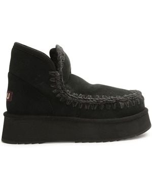 Mou Mini Eskimo Platform Boot - Black
