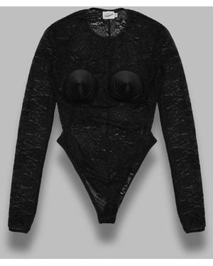 VAQUERA Spitze Kugel Bh Body - Schwarz