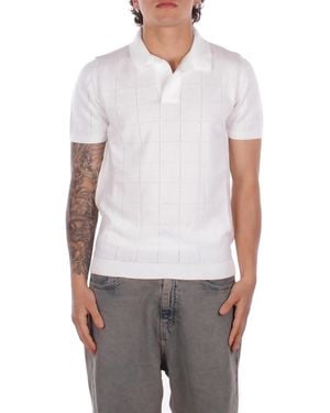 Alpha Studio T-Shirt Et Polo Latte - Blanc