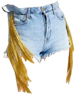 CYCLE Ruta Fringed Short 81 Sky Pc31201 - Azul