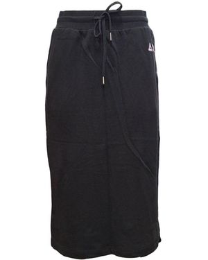 Sun 68 Long Skirt F34213 - Black