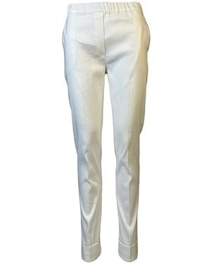 D.exterior Pantalones Blancos - Multicolor