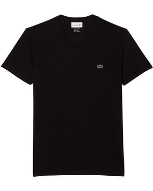 Lacoste T-Shirts En Polo Zwart