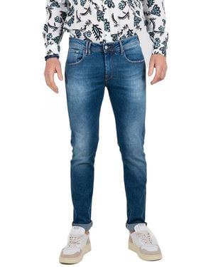 CYCLE Touch Stretch Skinny Broken Natural Vintage Cc321P505 12 - Blau