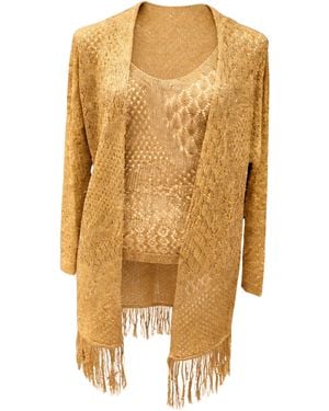 SIMONA CORSELLINI Cardigan - Metallic