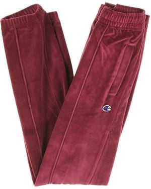 Champion Straight Hem Pants - Red