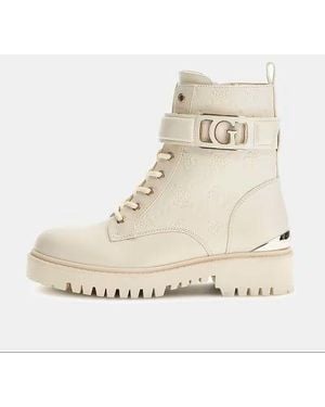 Guess Tronchetto E Stivaletto Donna Fal10 Oranda Ivory - Natural