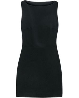 Aniye By Korte Jurk Sienna Vrouw V-Hals Achter - Zwart