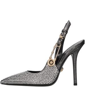 Versace With Heel - Gray