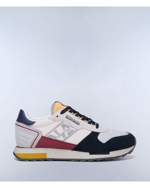 Napapijri Herren Sneaker Np0A4Iqn Die Welt 01A Weib - Blau
