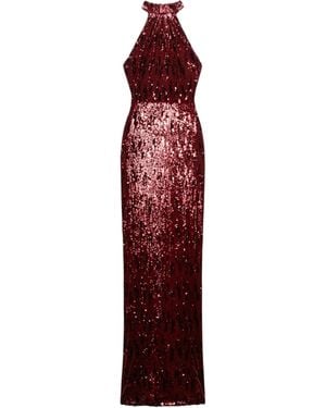 Aniye By Cowl-Neck Open-Back Dress in Red | Lyst