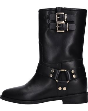 GISÉL MOIRÉ Stiefel Schwarz