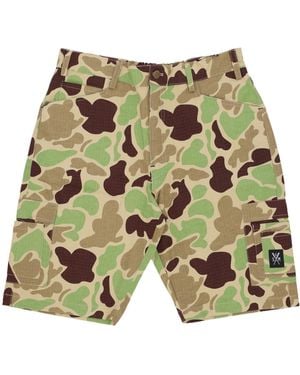 5TATE OF MIND Short De Combat Retrofuture Short De Pour Hommes - Vert