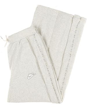 Nike Pantalones De Chandal Ligeros Para Mujer W Sportswear Pant Earth Day French Terry Mr - Blanco