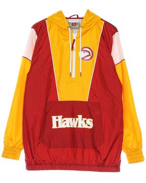 Mitchell &amp; Ness Herren Pull-On Windjacke Nba Highlight Reel Windjacke Hardwood Classics Atlhaw - Orange
