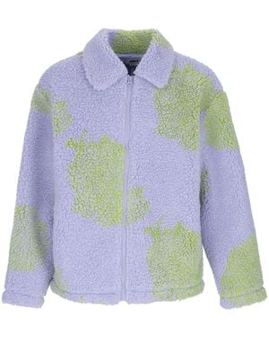 Obey Teddy Bear Bistro Sherpa Jacket - Multicolor