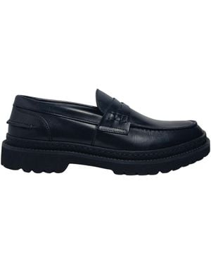 Pollini Pb10183G9Bcru000 Herren Leder Schwarz - Blau
