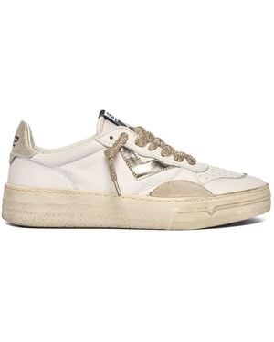 4b12 Witte Sneakers - Zwart
