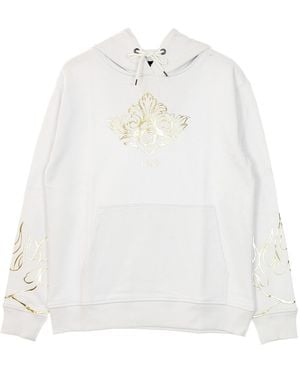 IHS Lightweight Hoodie 3D Print Flames &Amp; Angel Hoodie - White