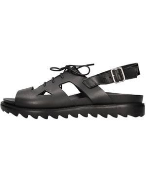 LE BOHÉMIEN Flat Shoes - Black