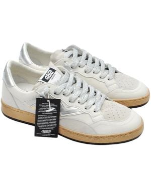 4b12 Leren Sneakers Voor Speelnieuw Wit Ijs