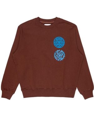 Edwin Sweatshirt Fur Herren Hirsland - Braun