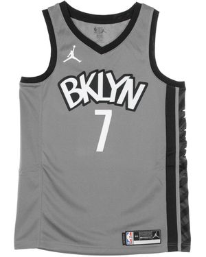JORDAN NBA Camiseta Sin Mangas De Baloncesto Para Hombre Nba Swingman Jersey Jordan Statement Edition 2020 No 7 Kevin Durant Bronet - Gris