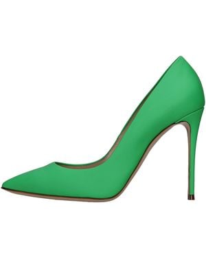 Casadei Chaussures Avec Talon Vert