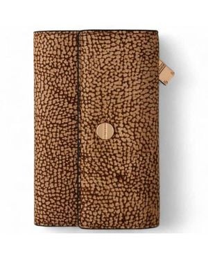Borbonese Portfolio Natural Suede - Brown