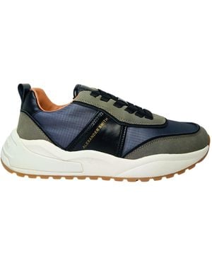 Alexander Smith Schuhe Fur Herren Eco-Dover Schwarz Turnschuhe - Blau