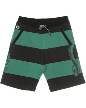 Octopus Tracksuit Shorts Fullback Sweatshorts - Green