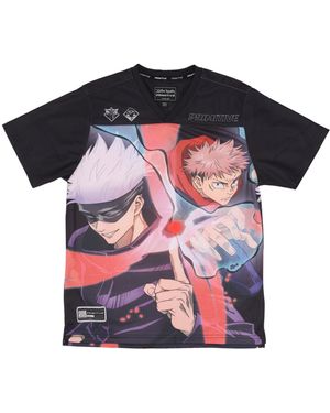 Primitive Skateboarding Camiseta Duo Jersey X Jujutsu Kaisen Negra Para Hombre - Azul
