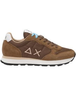 Sun 68 Sneaker - Brown
