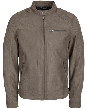 Jack & Jones Jackets And Jackets 12147218 Rocky Falcon Fake Suede - Gray