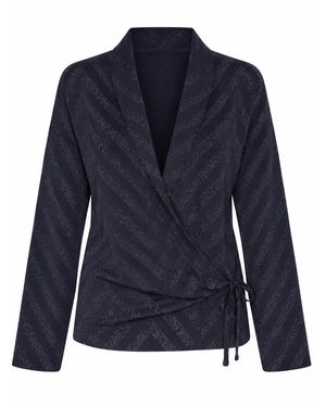 Akep Chemise Lurex - Bleu