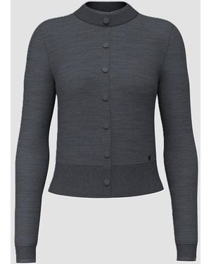 Guess Cardigan With Dark Buttons - Blue