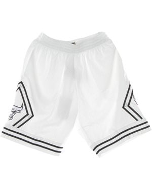 Mitchell & Ness Basketball Shorts Nba Swingman Shorts Hardwood Classics Chibul - White