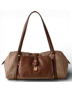 Borbonese Bag Bauletto M. /Marron - Bruin