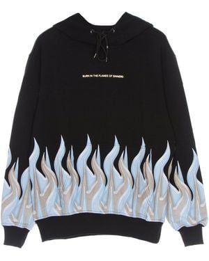 IHS New Flames Sudadera Con Capucha Negra Para Hombre Sudadera Ligera Con Capucha - Negro
