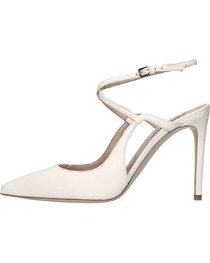 Ninalilou Schuhe Mit Weibem Absatz - Natur