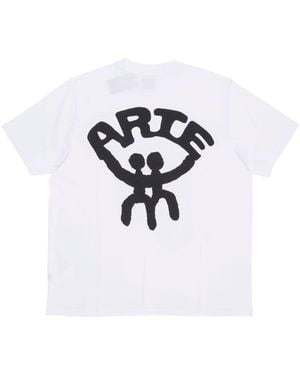Arte' T-Shirt Logo Together Tee - White